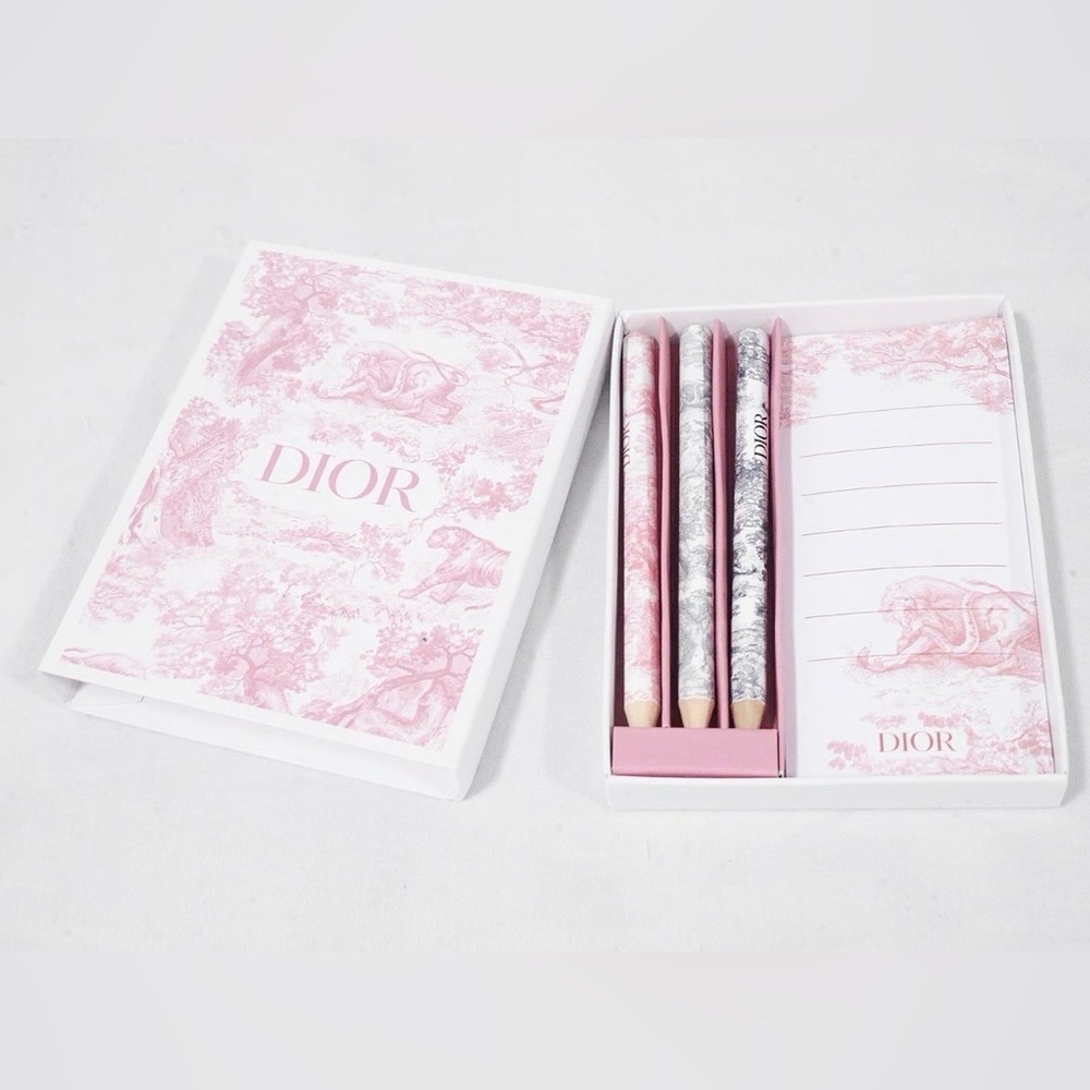 Dior Pink and White Stationary Set - Picture 2 of 3